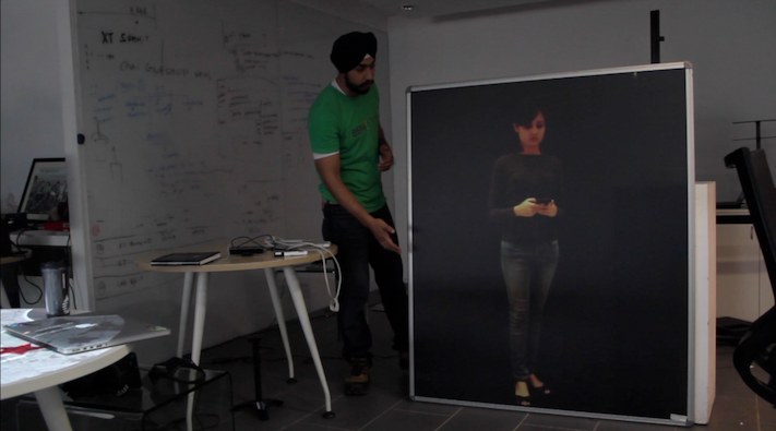 life size projection