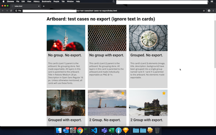 Open html in browser